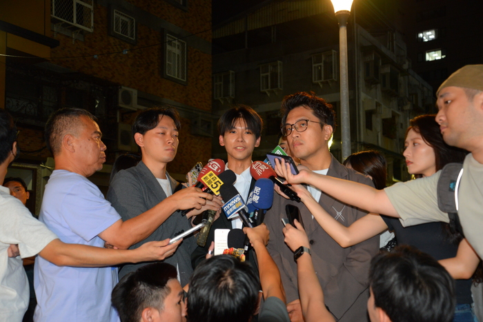 會長吳憶祖共同接受聯訪